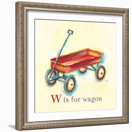 W is for Wagon-Catherine Richards-Framed Art Print