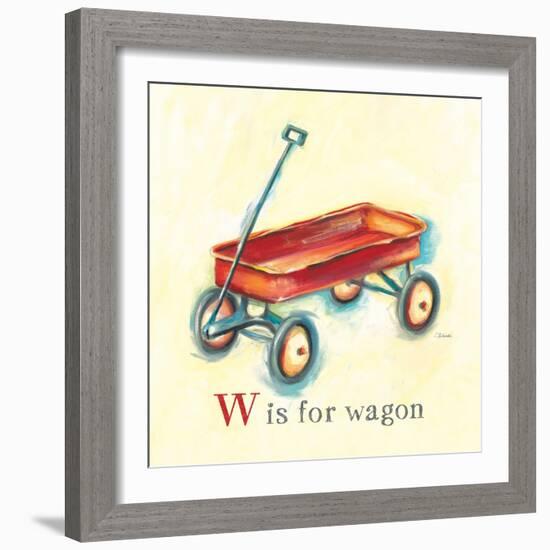 W is for Wagon-Catherine Richards-Framed Art Print