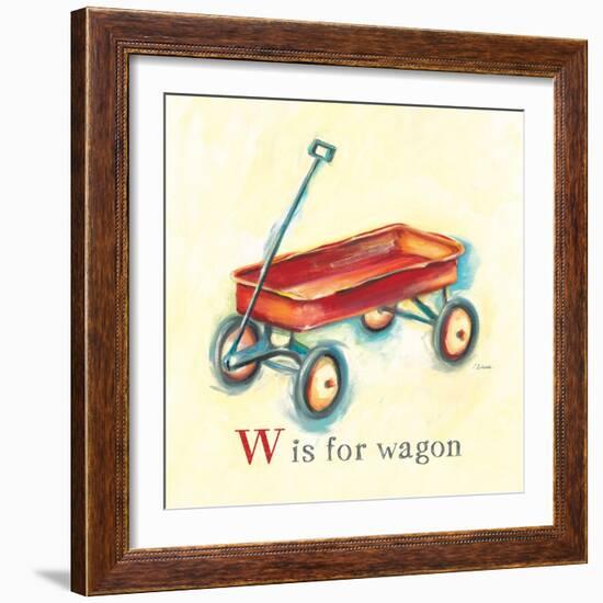 W is for Wagon-Catherine Richards-Framed Art Print