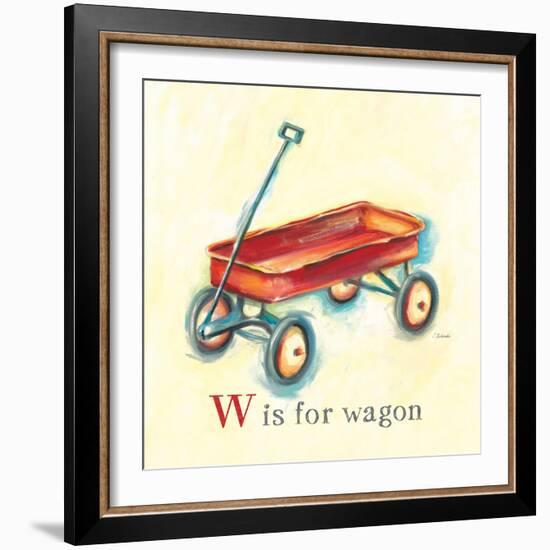 W is for Wagon-Catherine Richards-Framed Art Print