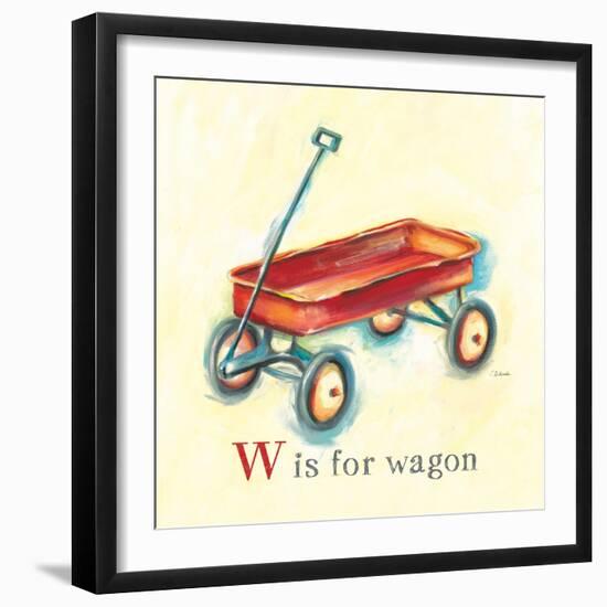 W is for Wagon-Catherine Richards-Framed Art Print