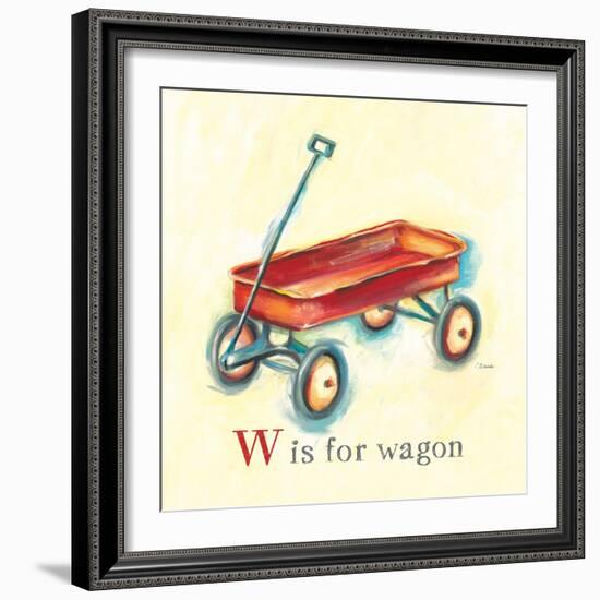 W is for Wagon-Catherine Richards-Framed Art Print