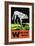 W is for Wolf-Charles Buckles Falls-Framed Art Print