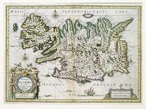 Map of Iceland-W.j. Blaeu-Laminated Giclee Print