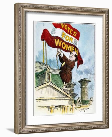 W.J. Bryan Cartoon, C1915-Clifford K. Berryman-Framed Giclee Print