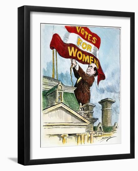 W.J. Bryan Cartoon, C1915-Clifford K. Berryman-Framed Giclee Print