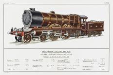 North Eastern Railway Express Loco No 730-W.j. Stokoe-Framed Art Print