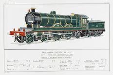 Great Western Railway Express Loco No 190 Waverley-W.j. Stokoe-Art Print
