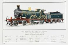 Midland Railway Express Loco No 1025-W.j. Stokoe-Framed Art Print