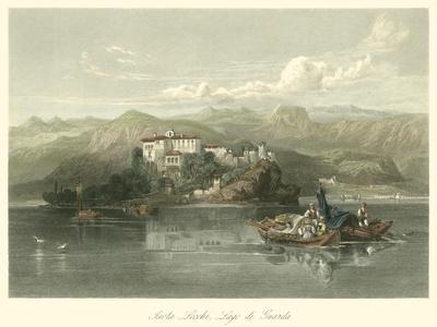 アンティーク壁掛け　View of Garda Lake アート作品 Lake Of Garda Paintings for Sale - Fine Art America