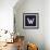 W Letter Logo Made out of Bones. Vector Font for Horror Labels, Posters Etc.-kaer_stock-Framed Art Print displayed on a wall