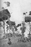 Dobos, tree houses for unmarried women in Melanesia, 1902-W Lindt-Framed Photographic Print