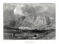 The Town and Isthmus of Corinth from the Acropolis, Greece, 1887-W Miller-Giclee Print