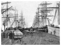 Port of Melbourne, Victoria, Australia, 1886-W Mollier-Mounted Giclee Print
