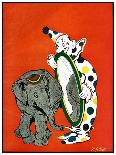 "Clown and Elephant,"June 1, 1932-W. P. Snyder-Giclee Print