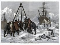 Preparing to Start on a Sledge Trip in the Arctic, 1875-W Palmer-Framed Premier Image Canvas