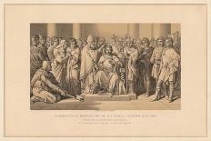 'Coronation of Harold King of the Anglo-Saxons, A.D. 1066', (1878)-W Ridgway-Framed Giclee Print