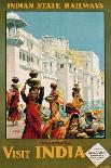 Visit India - Indian State Railways, Khyber Pass Poster-W.S Bylityllis-Premier Image Canvas