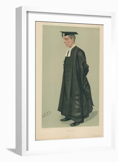 W S Rutherford, the Headmaster of Westminster School, Westminster, 2 March 1889, Vanity Fair…-Sir Leslie Ward-Framed Giclee Print