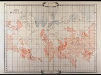 Map of Lemuria at Its Greatest Extent-W. Scott-elliot-Framed Art Print