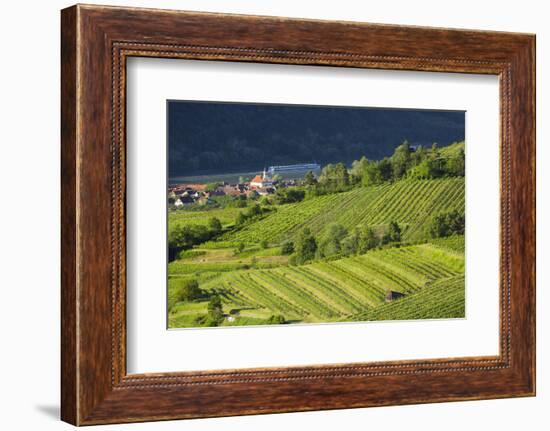 W?sendorf, the Danube, Wachau, Lower Austria, Austria-Rainer Mirau-Framed Photographic Print