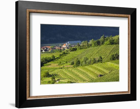 W?sendorf, the Danube, Wachau, Lower Austria, Austria-Rainer Mirau-Framed Photographic Print