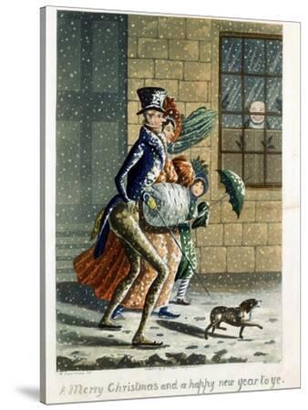 【送料無料】 and Christmas Merry A Happy Victorian Ye, to Year New 絵画