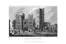 Lambeth Church and Palace, London, 1829-W Syms-Giclee Print