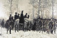 Washington Reviewing His Troops at Valley Forge-W. T. Trego-Premier Image Canvas