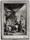 Cadmus and Hermione, Metamorphosed into Serpents, 1776-W Walker-Giclee Print