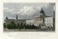 St Bride's Church, Fleet Street, City of London, 1827-W Wallis-Giclee Print
