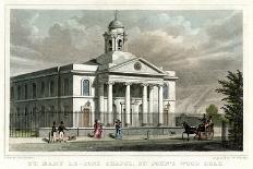 New National Scotch Church, Sidmouth Street and Grays Inn Road, London, 1829-W Watkins-Giclee Print