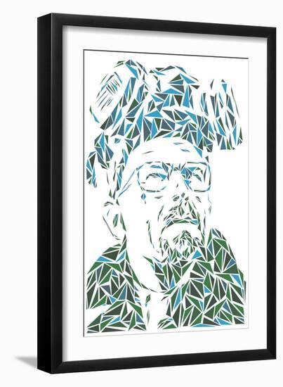 W White-Cristian Mielu-Framed Art Print