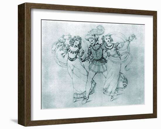 WA Mozart's 'Marriage of-Moritz Ludwig von Schwind-Framed Giclee Print