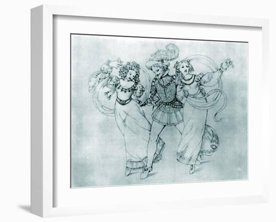 WA Mozart's 'Marriage of-Moritz Ludwig von Schwind-Framed Giclee Print