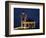 WA, Mukilteo, Mukilteo Lighthouse, established in 1906, with holiday lights-Jamie & Judy Wild-Framed Photographic Print