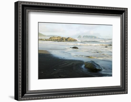 Wa, Olympic National Park, Rialto Beach, Sea Coast, with James Island-Jamie And Judy Wild-Framed Photographic Print