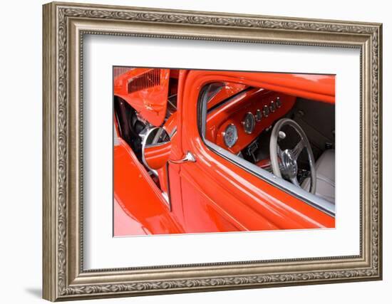 WA, Seattle, classic American automobile.-William Sutton-Framed Photographic Print