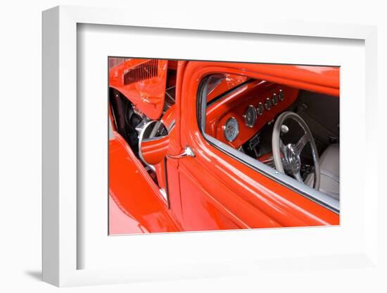 WA, Seattle, classic American automobile.-William Sutton-Framed Photographic Print