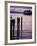 Wa State Ferry Coming in to Dock, Seattle, Washington, USA-Lawrence Worcester-Framed Photographic Print