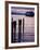 Wa State Ferry Coming in to Dock, Seattle, Washington, USA-Lawrence Worcester-Framed Photographic Print