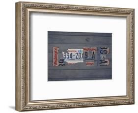 WA State Love-Design Turnpike-Framed Giclee Print