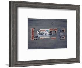 WA State Love-Design Turnpike-Framed Giclee Print