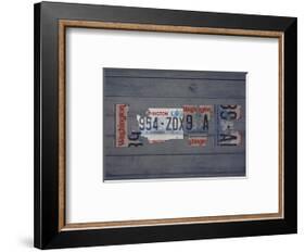 WA State Love-Design Turnpike-Framed Giclee Print