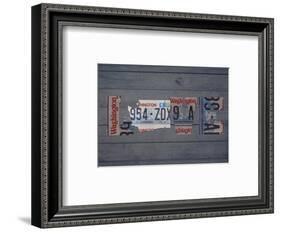 WA State Love-Design Turnpike-Framed Giclee Print