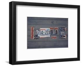 WA State Love-Design Turnpike-Framed Giclee Print