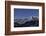 WA. Twilight shot of stars over Mt. Rainier, Little Tahoma and Burroughs Mountain-Gary Luhm-Framed Photographic Print