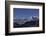 WA. Twilight shot of stars over Mt. Rainier, Little Tahoma and Burroughs Mountain-Gary Luhm-Framed Photographic Print