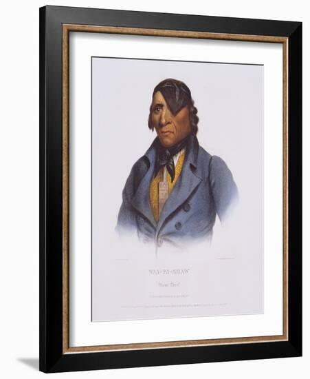 Waa-Pa-Shaaw from 'The Indian Tribes of North America'-Charles Bird King-Framed Giclee Print