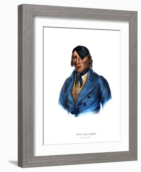 Waapashaw, a Sioux chief-Charles Bird King-Framed Giclee Print